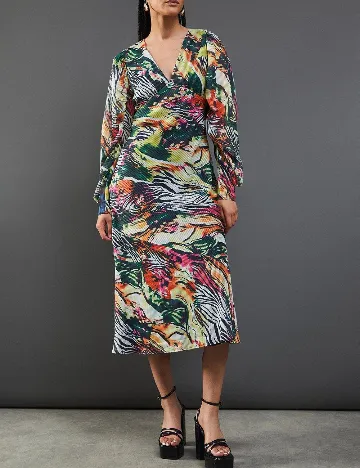 Rochie medie WAREHOUSE, mix culori