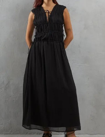 Rochie lunga WAREHOUSE, negru