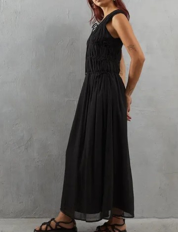 Rochie lunga WAREHOUSE, negru