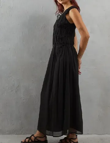 Rochie lunga WAREHOUSE, negru