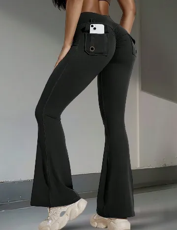 Pantaloni SHEIN CURVE, negru