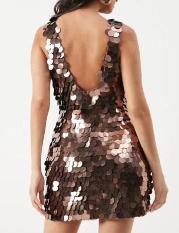 Rochie scurta WAREHOUSE, maro