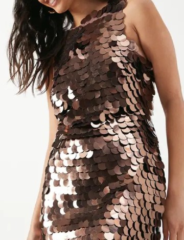 Rochie scurta WAREHOUSE, maro