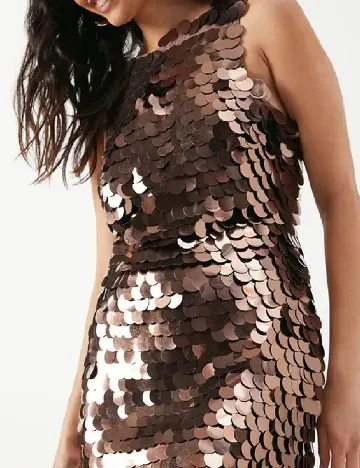 Rochie scurta WAREHOUSE, maro