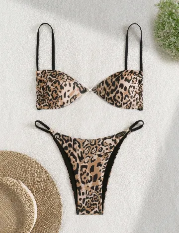 Costum de baie SHEIN, animal print