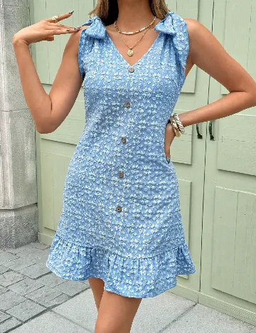 Rochie scurta SHEIN, albastru