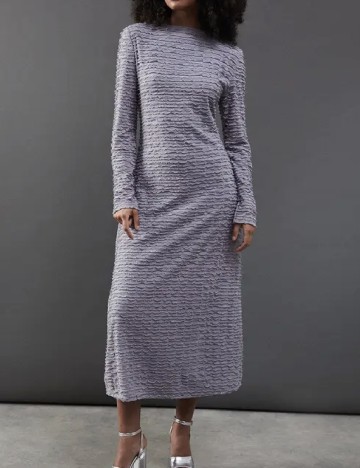 Rochie medie WAREHOUSE, gri