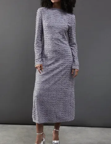 Rochie medie WAREHOUSE, gri