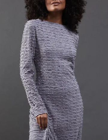 Rochie medie WAREHOUSE, gri