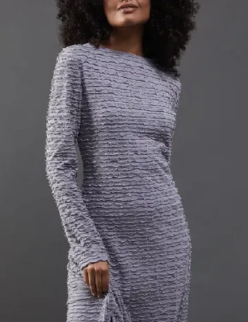 Rochie medie WAREHOUSE, gri