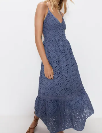 Rochie lunga WAREHOUSE, albastru