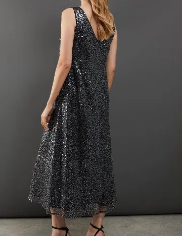 Rochie lunga WAREHOUSE, negru