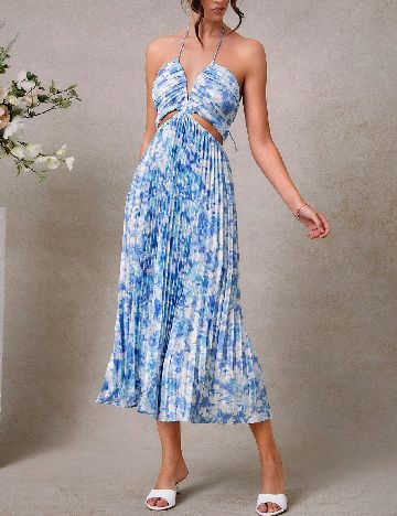 Rochie medie SHEIN, albastru