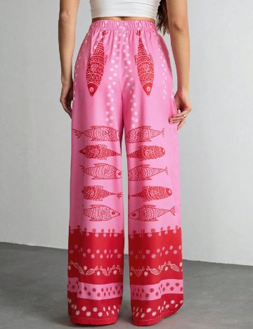 Pantaloni SHEIN, roz