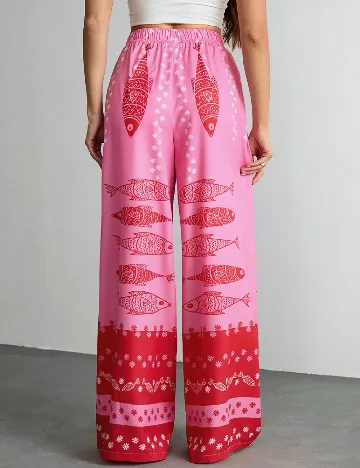 Pantaloni SHEIN, roz