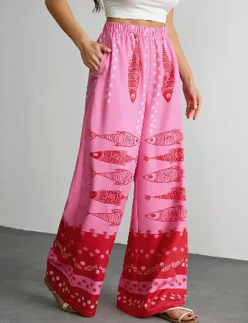 Pantaloni SHEIN, roz