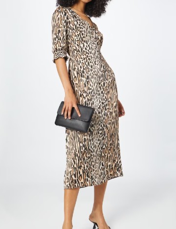 Rochie medie WAREHOUSE, animal print