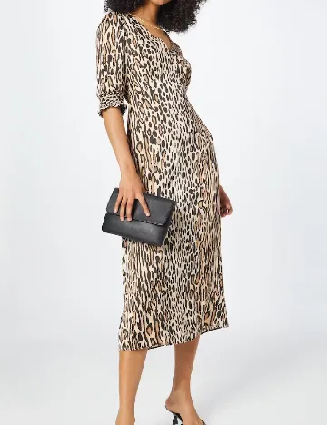 Rochie medie WAREHOUSE, animal print