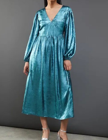 Rochie medie WAREHOUSE, albastru