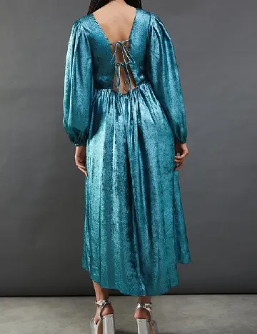 Rochie medie WAREHOUSE, albastru