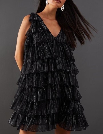Rochie scurta WAREHOUSE, negru