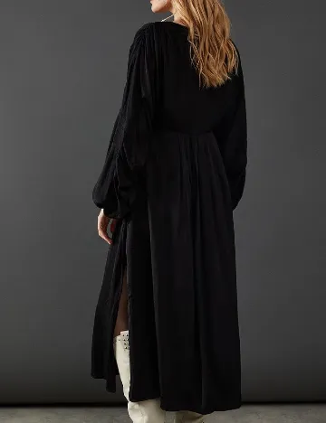 Rochie lunga WAREHOUSE, negru