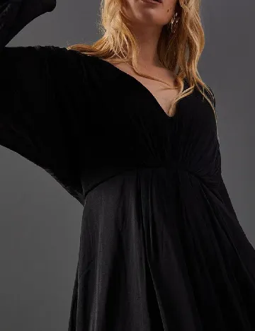 Rochie lunga WAREHOUSE, negru