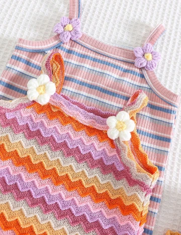 Set compleuri 2 bucati Cozy Pixies, mix culori