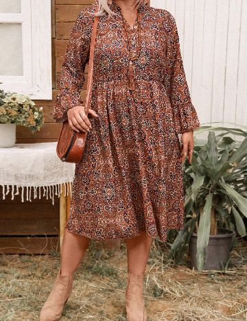 Rochie medie SHEIN CURVE, mix culori
