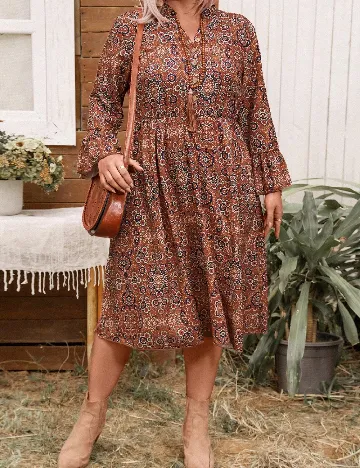 Rochie medie SHEIN CURVE, mix culori