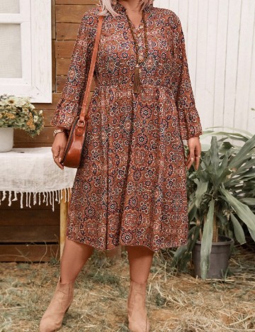 Rochie medie SHEIN CURVE, mix culori