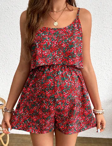 Salopeta SHEIN Maternity, floral print
