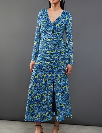 Rochie lunga WAREHOUSE, floral print