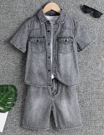 Compleu Shein Kids, gri