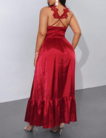 Rochie lunga SHEIN CURVE, rosu