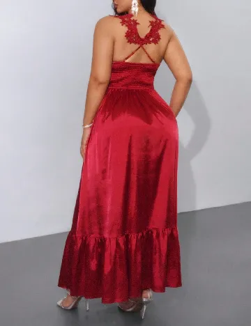 Rochie lunga SHEIN CURVE, rosu