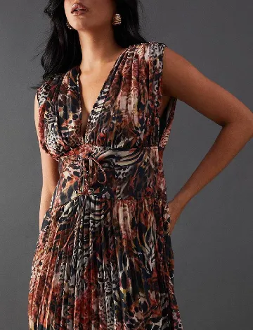 Rochie lunga WAREHOUSE, mix culori