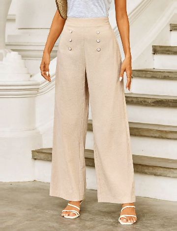 Pantaloni SHEIN, crem