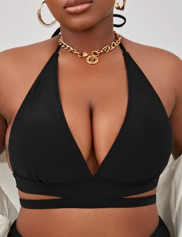 Sutien de baie SHEIN CURVE, negru