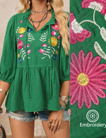 Bluza SHEIN, verde