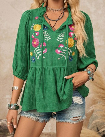 Bluza SHEIN, verde