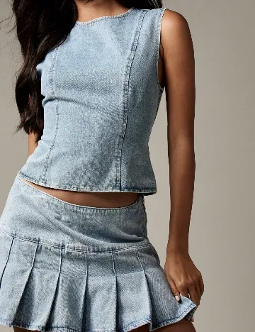 Fusta Missguided, albastru
