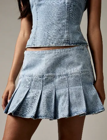 Fusta Missguided, albastru