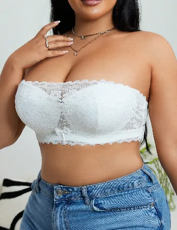 Sutien SHEIN CURVE, alb
