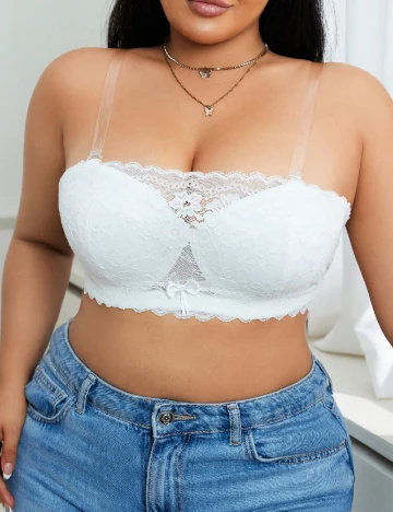 Sutien SHEIN CURVE, alb