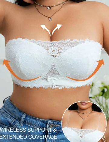 Sutien SHEIN CURVE, alb