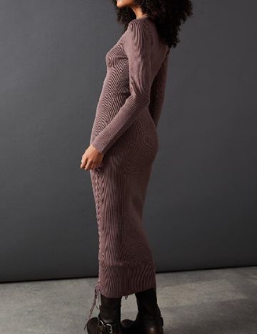Rochie lunga WAREHOUSE, maro