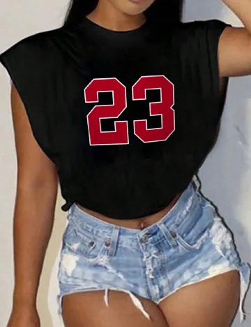 Top SHEIN, negru