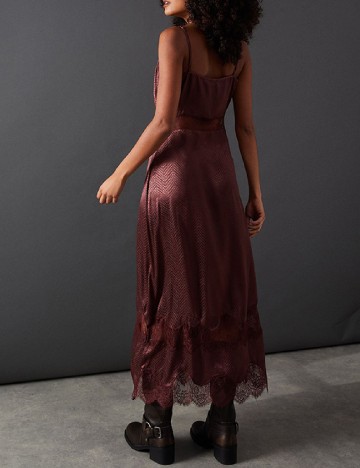 Rochie lunga WAREHOUSE, maro