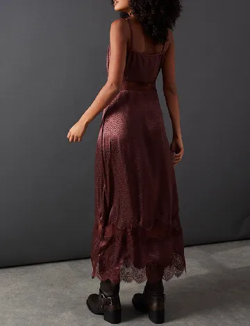 Rochie lunga WAREHOUSE, maro